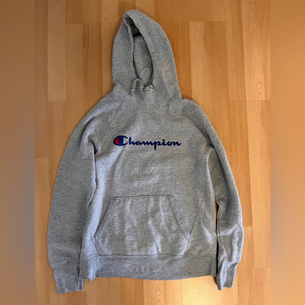 Champion Heather Gray Athletic Hoodie